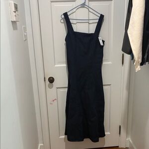 Abercrombie &fitch Dark Blue Midi Dress